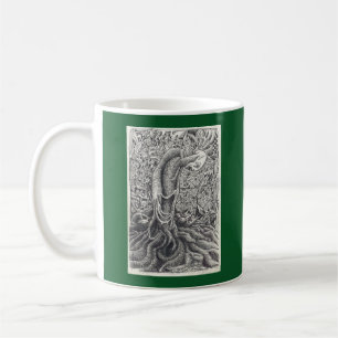 Caneca De Café Shayol, desenho de tinta