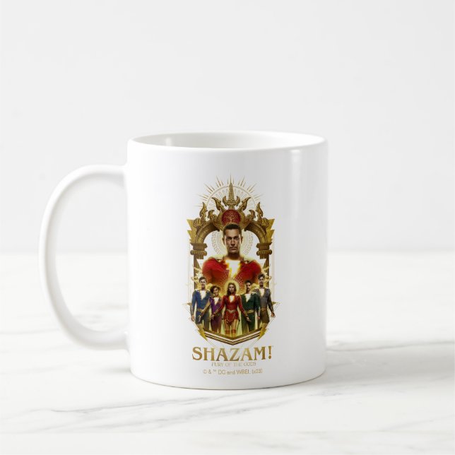 Caneca De Café SHAZAM! Fury of the Gods | Ornamentado SHAZAMily F (Esquerda)