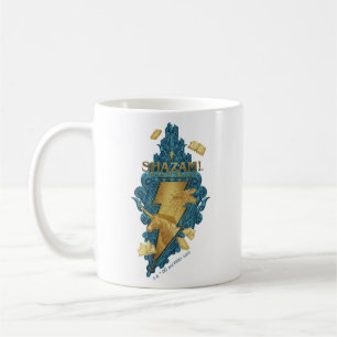 Caneca De Café SHAZAM! Fury of the Gods Realm do logotipo de de
