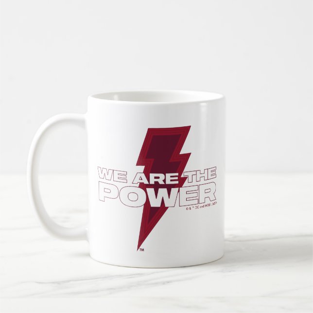 Caneca De Café SHAZAM! Fury of the Gods | Somos A Potência (Esquerda)
