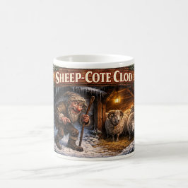 Caneca De Café Sheep Cote Clod Icelandic Yule Lad Postcard