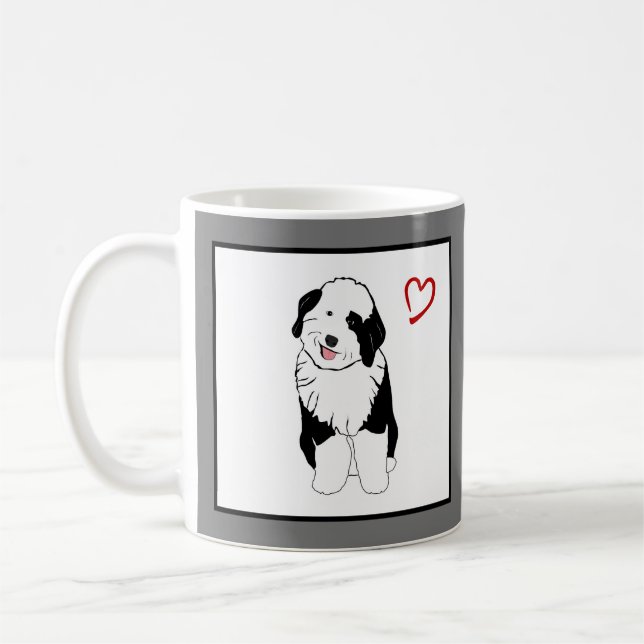 Caneca De Café Sheepadoodle Mug (Esquerda)