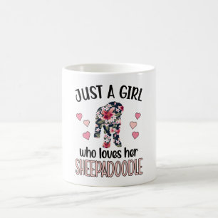 Caneca De Café Sheepadoododle Dog Dog Sheepadoodle Mãe