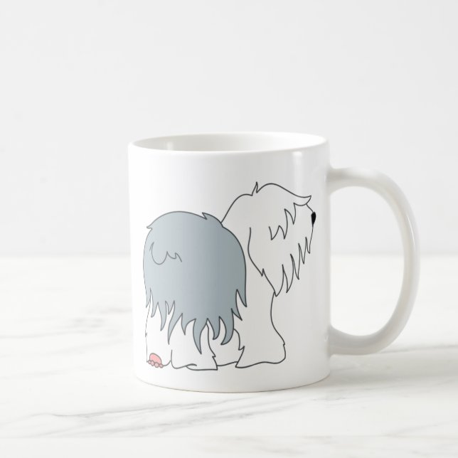 Caneca De Café Sheepdog Bobtail (Direita)
