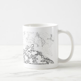 Caneca De Café Shell ele the beach