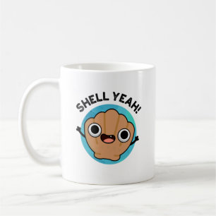 Caneca De Café Shell Sim Funny Seashell Pun