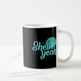 Caneca De Café Shell Sim Sandbar Summer Vacing Beache Tropical