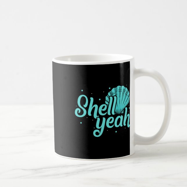 Caneca De Café Shell Sim Sandbar Summer Vacing Beache Tropical (Direita)