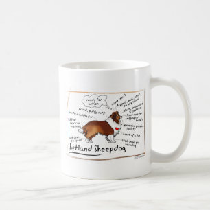 Caneca De Café Sheltie do Sable
