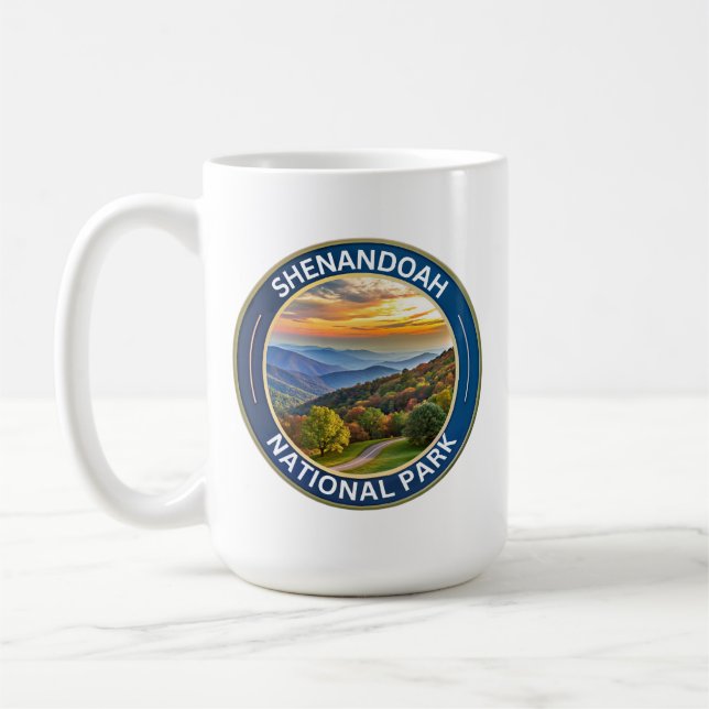 Caneca De Café Shenandoah National Park Virginia EUA (Esquerda)