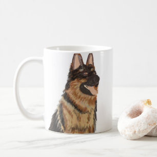 Caneca De Café Shepard Portrait Poster
