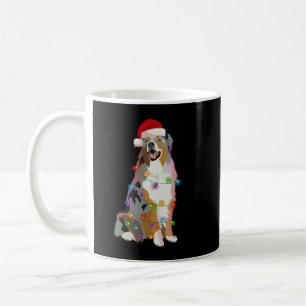 Caneca De Café Shepherd Aussi australiano Luzes de Natal Xmas Do