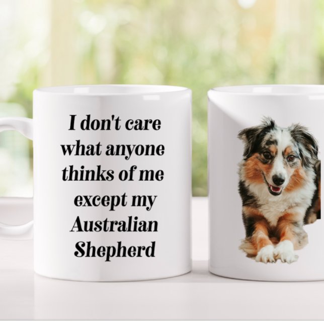 Caneca De Café Shepherd Mug australiano de 11 oz (Criador carregado)
