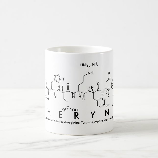 Caneca De Café Sheryne peptide name mug (Centro)