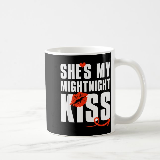 Caneca De Café She's My Midnight Kiss Happy New Year Matching Fun (Direita)