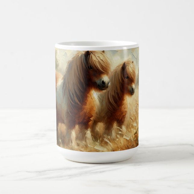 Caneca De Café Shetland Pony (Coffee Mug No4) Conjunto de seis Sh (Centro)