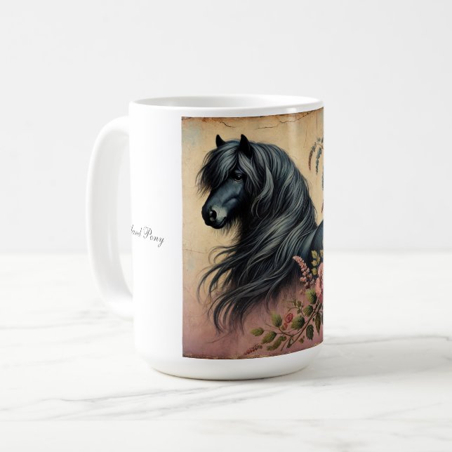 Caneca De Café Shetland Pony Mug (Frente Esquerda)