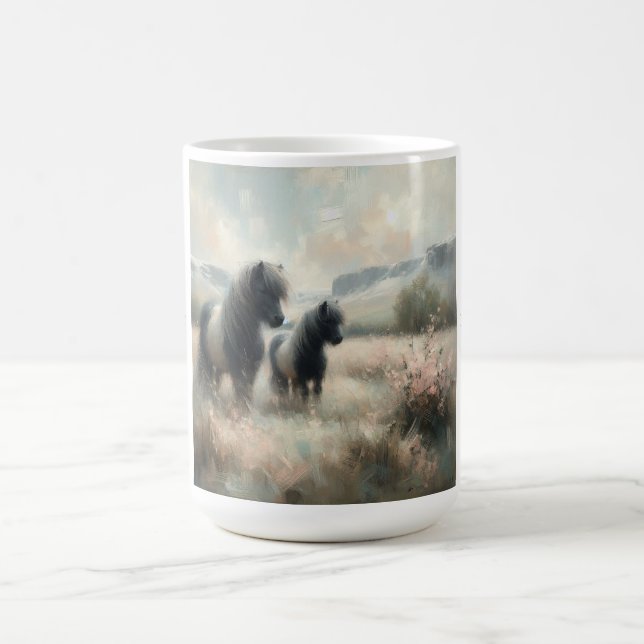 Caneca De Café "Shetland Pony" (n.o 2 de um conjunto) (Centro)