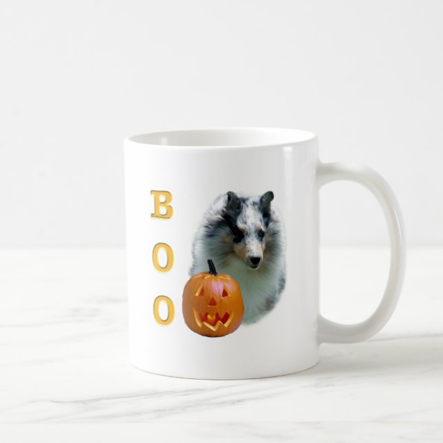 Caneca De Café Shetland Sheepdog (merle) Boo (Direita)