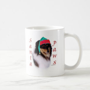 Caneca De Café Shetland Sheepdog Papais noeis Paws