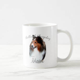 Caneca De Café Shetland Sheepdog (sable) Mãe 2