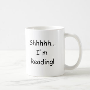 Caneca De Café Shhhhh… que eu estou lendo!