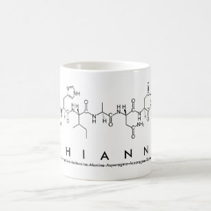 Caneca De Café Shianne peptide name mug