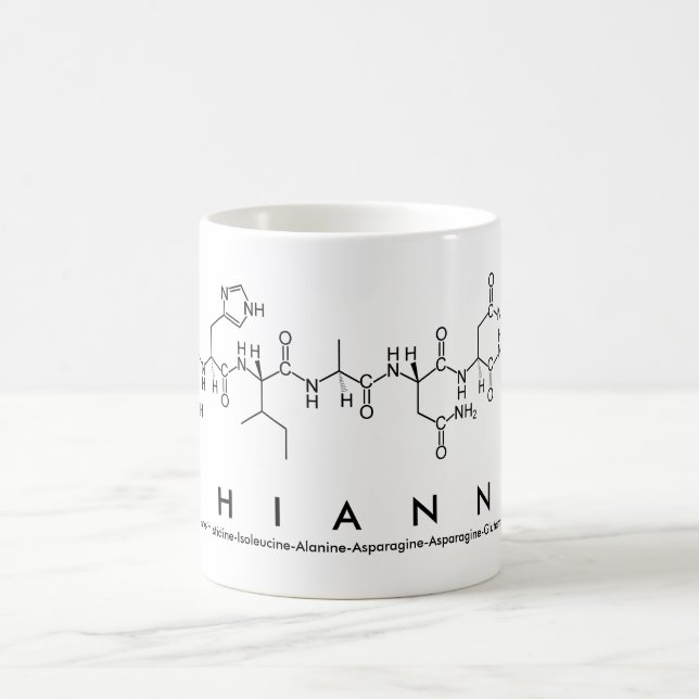 Caneca De Café Shianne peptide name mug (Centro)