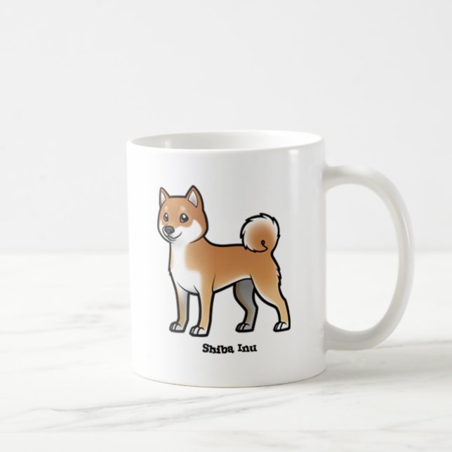 Caneca De Café shiba inu (Direita)