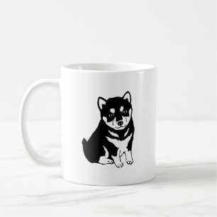 Caneca De Café Shiba Inu Chinês Cão Ano 2018 Cã Branco