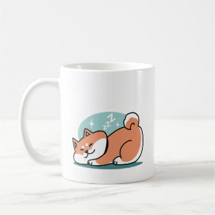 Caneca De Café Shiba Inu Relaxa Arte: Apenas uma Shiba Mentira Ba