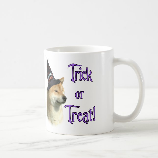 Caneca De Café Shiba Inu Trick (Direita)