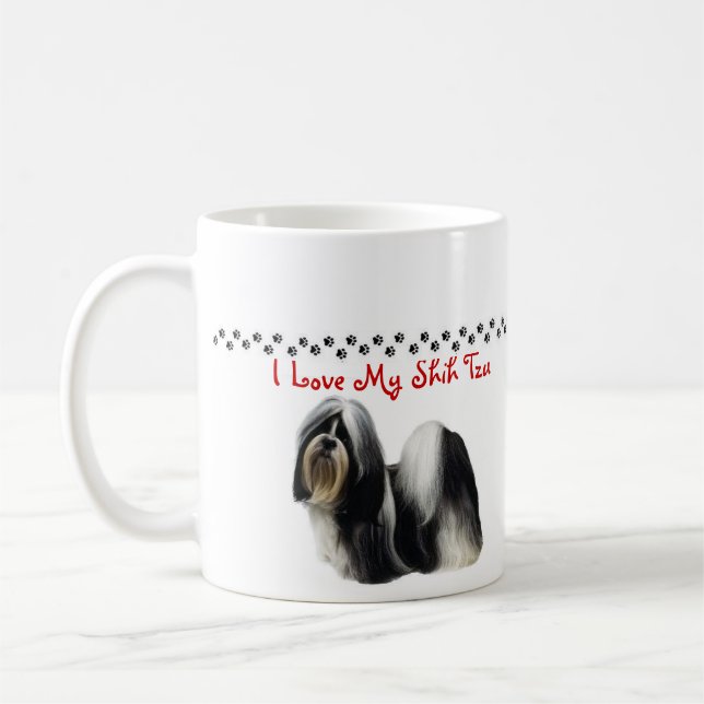 Caneca De Café Shih Tzu (Esquerda)