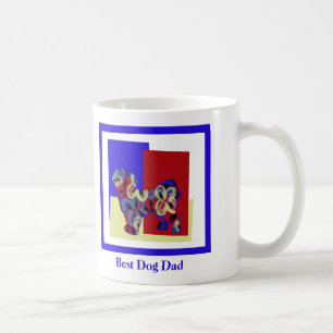 Caneca De Café Shih Tzu Dog Silhouette Cute TRBY Dia de os pais