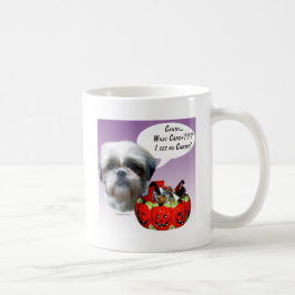 Caneca De Café Shih Tzu (natural) Halloween Candy