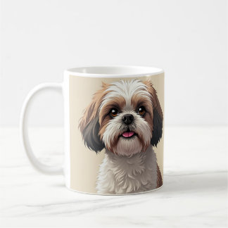 Caneca De Café shihtzu Mandoo