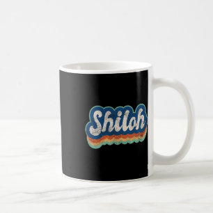 Caneca De Café Shiloh First Name Boy Vintage Style 70s 80s Pessoa