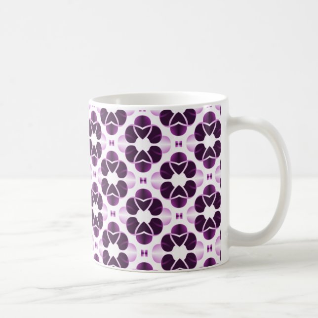 Caneca De Café Shimmering Glam Mug, Roxo (Direita)