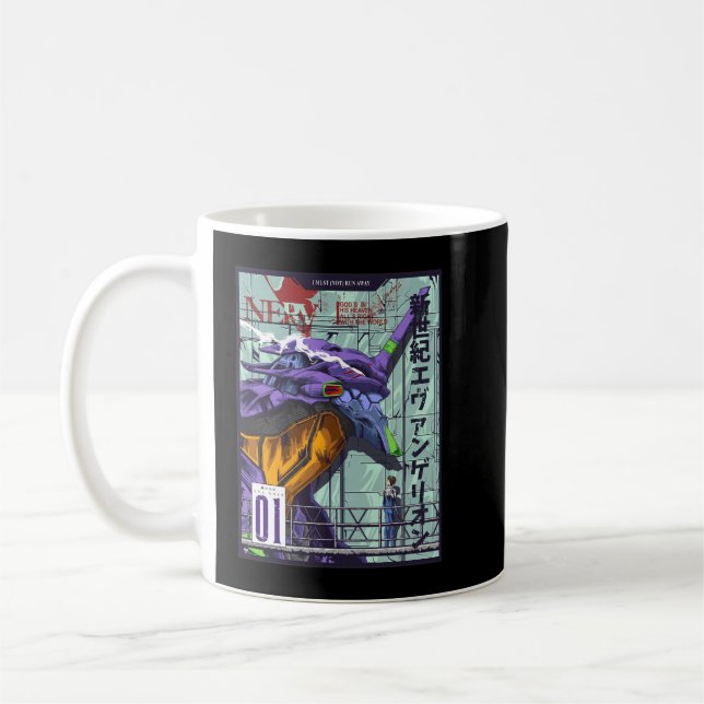 Caneca De Café Shinji Ikari - Evangelion Classic (Esquerda)