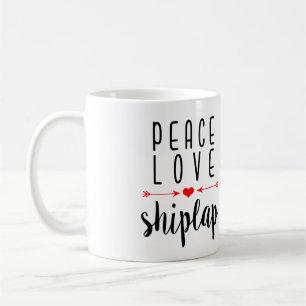 Caneca De Café Shiplap do Peace Love Mug Southern Girl