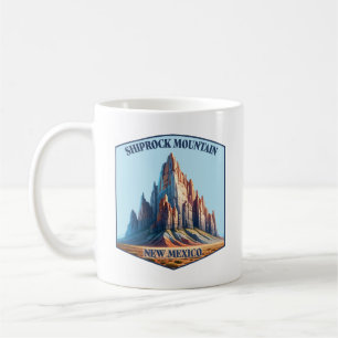 Caneca De Café Shiprock Mountain Novo México