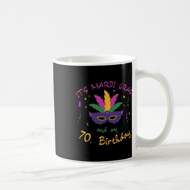 Caneca De Café Shir de Celebração do Carnaval Mardi Gras de Anive (Direita)