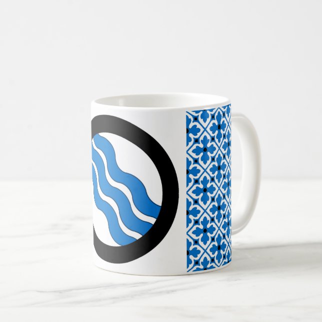 Caneca De Café Shire do Crachá Populace de Lyndhaven (Frente Esquerda)