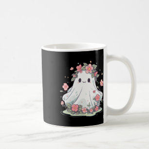 Caneca De Café Shirt Floral Ghost Halloween Costume Gir