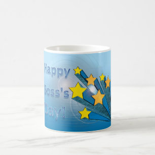 Caneca De Café Shooting Stars do dia do chefe feliz