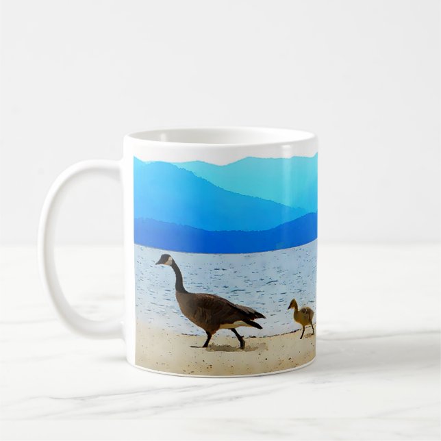Caneca De Café Shore Patrol Canada Geese (Esquerda)