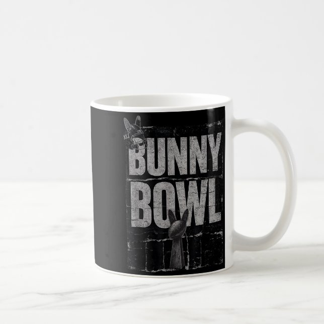 Caneca De Café Show de Intervalo Divertido Bunny Bowl 2026  (Direita)