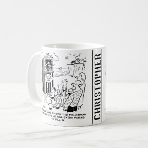 Caneca De Café Show do Punch & Judy Polícia Ausente