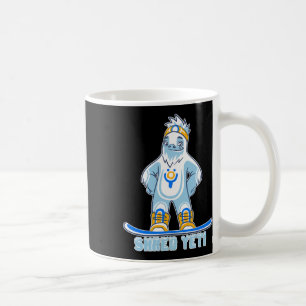Caneca De Café Shred Yeti - Diversão Yeti Bigfoot Sasquatch Snowb