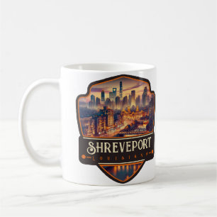 Caneca De Café Shreveport, Louisiana Vintage